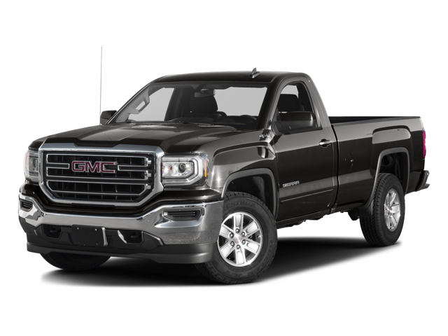 2017 GMC Sierra 1500 SLE in Stone Blue Metallic — front three-quarter view