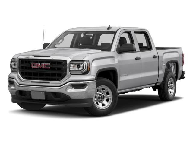 2017 GMC Sierra 1500 RWD in Summit White — front three-quarter view