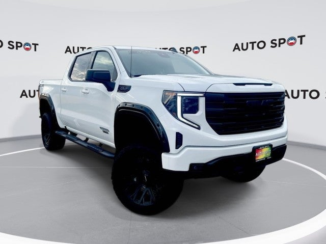 2024 GMC Sierra 1500 Elevation in Summit White — front three-quarter view