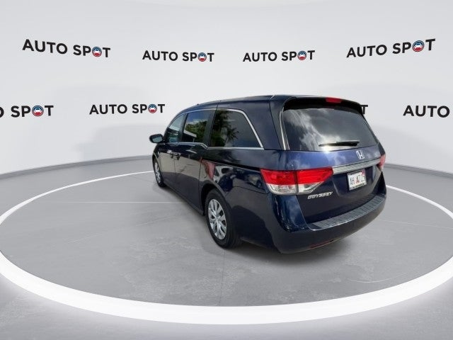2017 Honda Odyssey LX in Blue — front three-quarter view