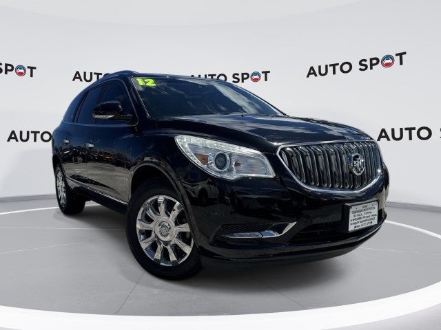 2017 Buick Enclave Premium in Ebony Twilight Metallic — front three-quarter view