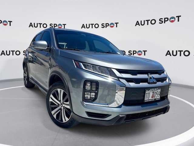 2023 Mitsubishi Outlander Sport SE in Silver — front three-quarter view