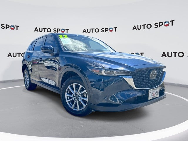 2022 Mazda Mazda CX-5 2.5 S in Blue — front three-quarter view