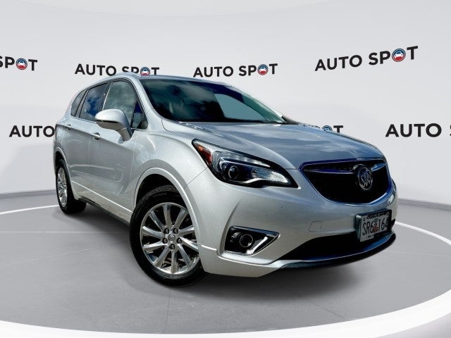 2019 Buick Envision Essence in Galaxy Silver Metallic — front three-quarter view